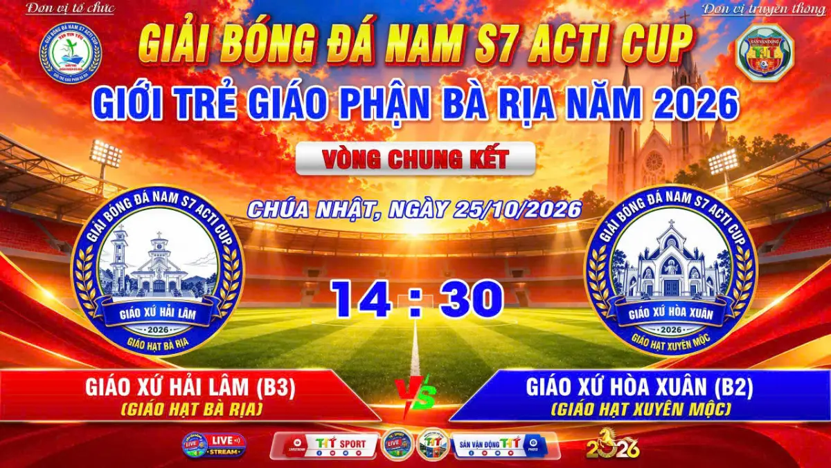 LỊCH THI ĐẤU LƯỢT III CHÚA NHẬT 25/10/2026
