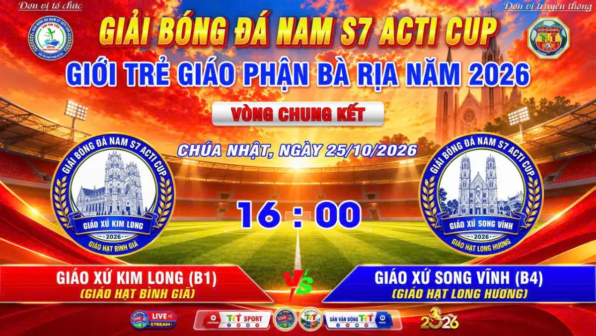 LỊCH THI ĐẤU LƯỢT III CHÚA NHẬT 25/10/2026